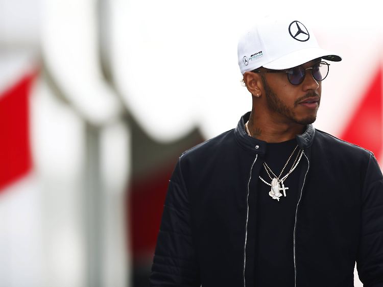 Lewis Hamilton fehlte nur eine Winzigkeit zur Tagesbestzeit, obwohl er nicht mit den schnellsten Reifen unterwegs war.