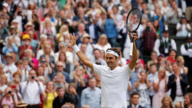 in Topform: Roger Federer.