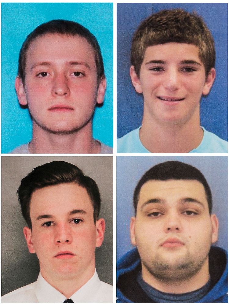 Diese vier Männer sind die Opfer: Jimi Patrick (l.u.), Tom Meo (l.o.), Dean Finocchiaro (r.o.) und Mark Sturgis (r.u.).