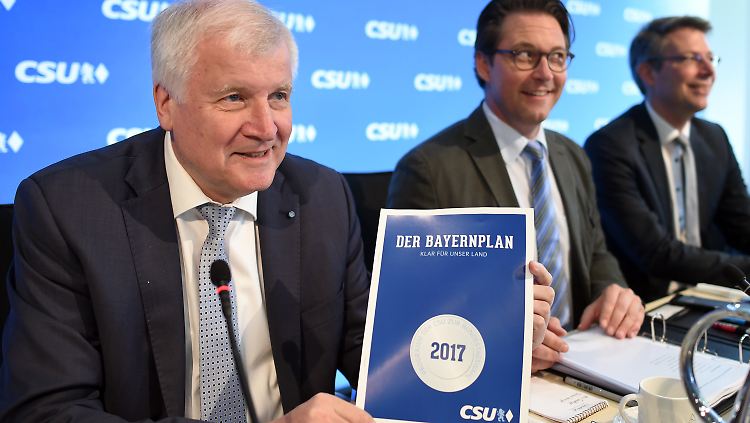 Im "Bayernplan" und in den Vorstellungen Horst Seehofers (l.) ist die Obergrenze für Flüchtlinge fest verankert.