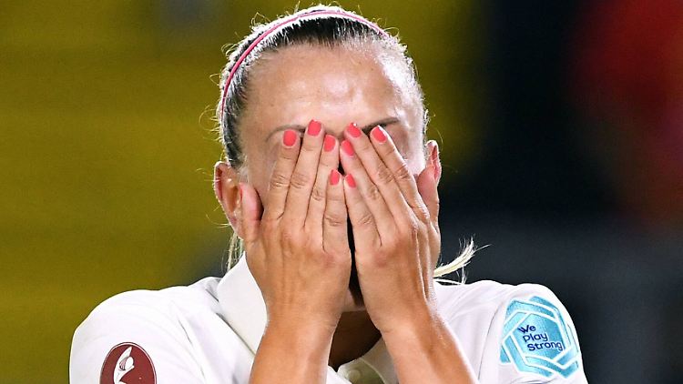 Knapp vorbei: Mandy Islacker.