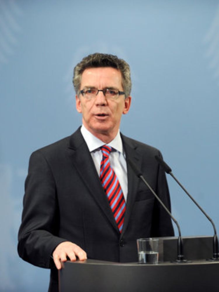 Warnt vor Hysterie: Bundesinnenminister Thomas de Maizière.