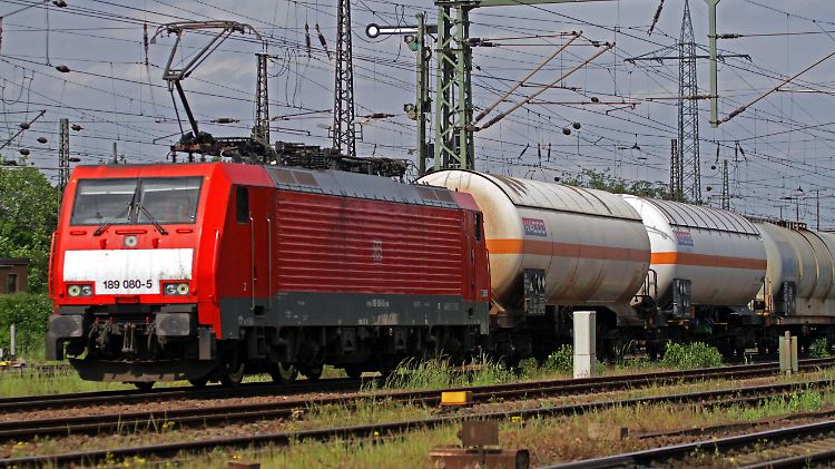 Die Güterbahn wird saniert.