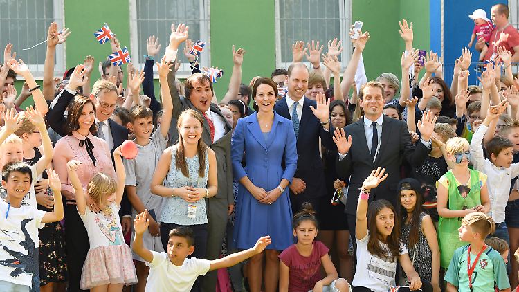 Für Prinz William und Herzogin Kate ist es der dritte Termin in Berlin.