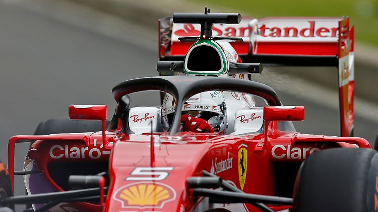Sebastian Vettel hatte das "Halo"-System 2016 im Training für den Großen Preis von Großbritannien bereits getestet.