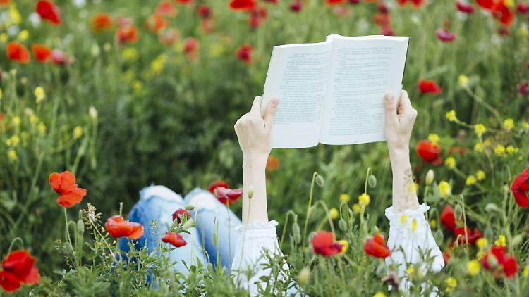 Im Urlaub hat man oft mehr Zeit zum Lesen.