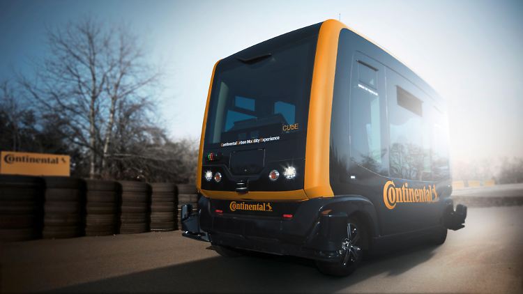 Das Versuchsfahrzeug "CUbE" ("Continental Urban Mobility Experience").
