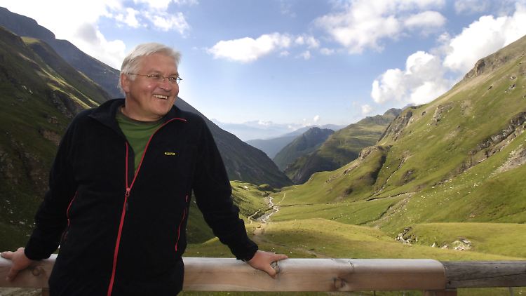 Wandert gern: Bundespräsident Steinmeier, hier zu sehen 2008 in Südtirol.