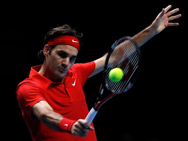 In Bestform: Roger Federer präsentiert sich als ein heißer Anwärter auf den WM-Titel.