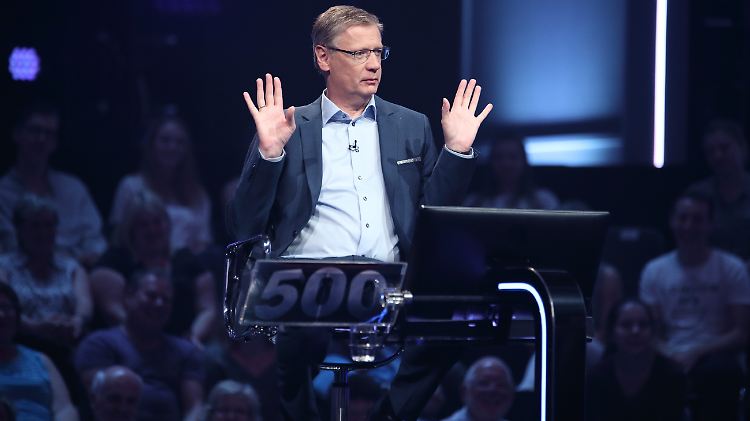 Sympathisch-süffisant: "500"-Moderator Günther Jauch.