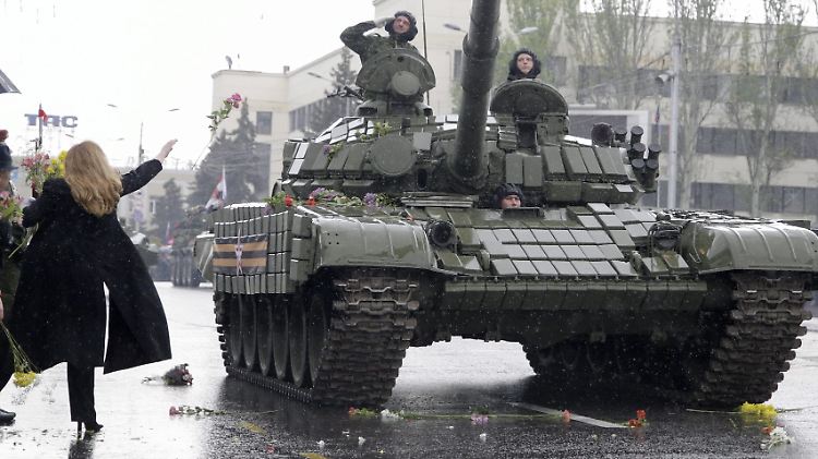 Russische Panzer in der Ukraine