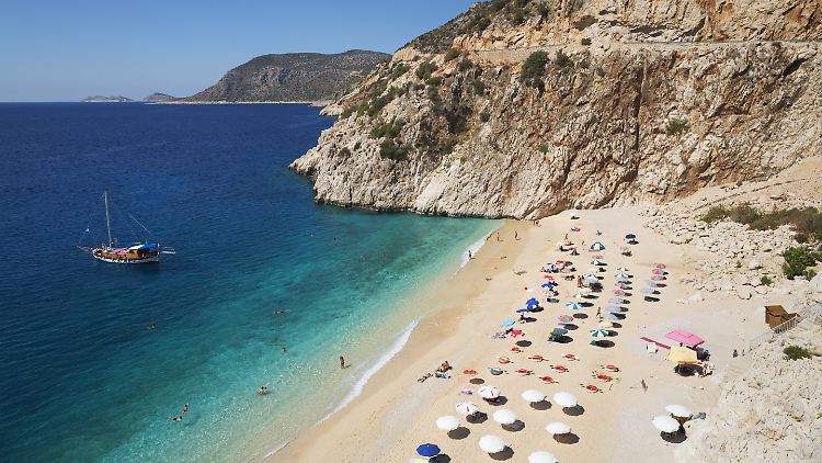 Strand in der Südwest-Türkei.