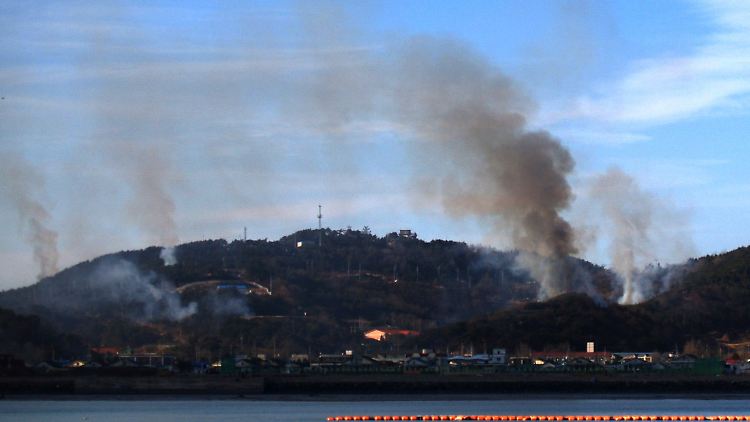 Die Yeonpyeong-Inseln liegen im Gelben Meer nahe der Grenze zu Nordkorea.