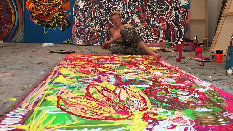 Mit seinen 19 Jahren begeistert Leon Löwentraut die internationale Kunstwelt.