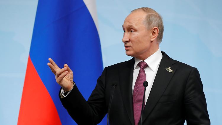 "(...) Es ist unmöglich, diese Art von Frechheit gegenüber unserem Land ewig zu tolerieren, " sagt der russische Präsident Wladimir Putin.