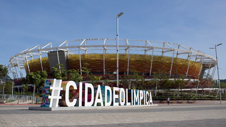 Der Olympiapark von Rio ist am Wochenende für Besucher geöffnet - allerdings kommen kaum welche.