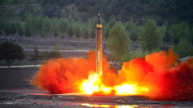 Der Raketenstart (hier ein Archivbild) war seit einigen Tagen erwartet worden. 