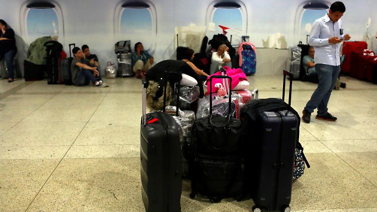 Der Flughafen in Caracas in Venezuela gleicht immer mehr einem Geisterflughafen.
