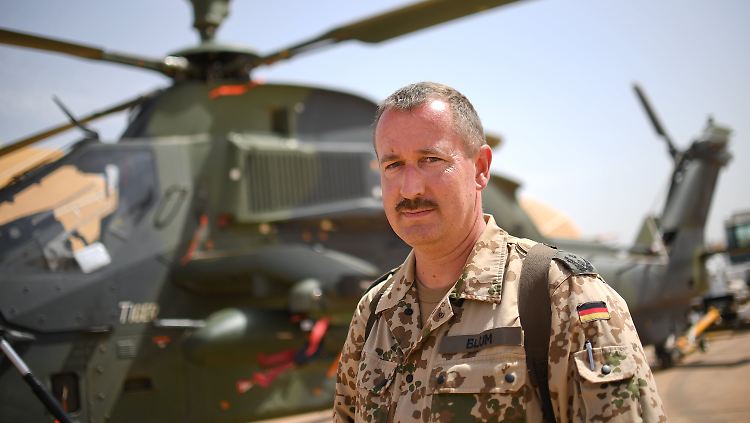 Thomas Blum ist Kommandeur der deutschen Hubschrauberpiloten in Mali.