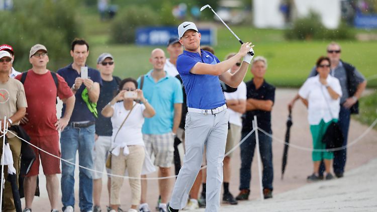 Im Endspurt zu viel gewollt, am Ende trotzdem viel gelernt: Golfprofi Alexander Knappe bei den European Open in Winsen.