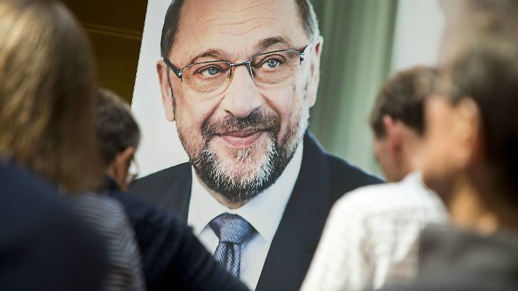 Erst soll es um Themen gehen, danach steht Kanzlerkandidat Schulz im Mittelpunkt.