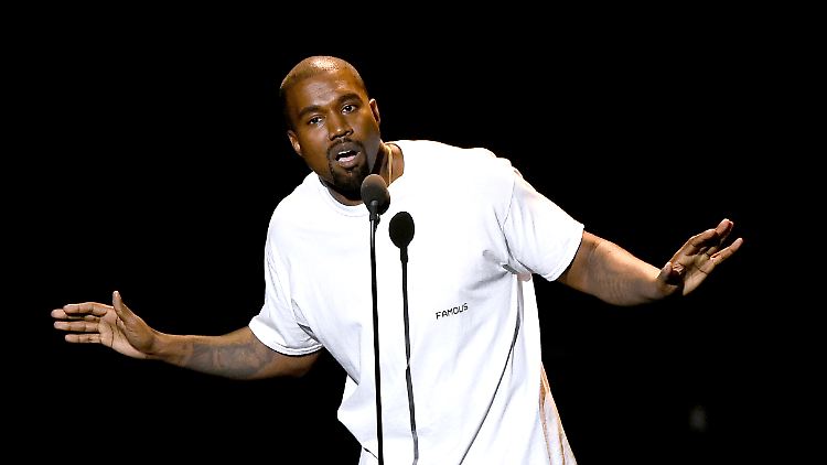 Kanye West bei den MTV Video Music Awards im August 2016 in New York.