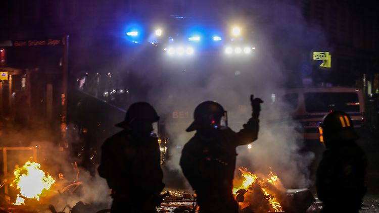 An der Grenze? Die Polizei im Einsatz beim G20-Gipfel in Hamburg.