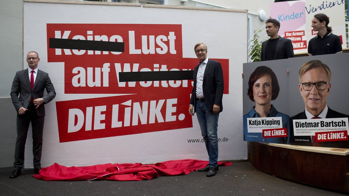 Weiter geht es mit der Linken. Deren Motto "Lust auf die Linke" ist Ernst zu wenig: "Ich hab Lust auf ein Eis, aber bei Politik geht es um mehr. Ich weiß nicht, ob das eine Motivation ist."
