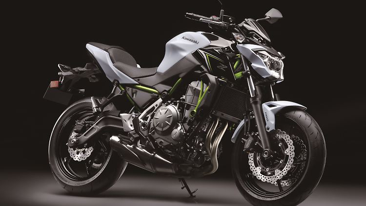 Die Kawasaki Z650 ist leichter und schlanker als die ER-6n.