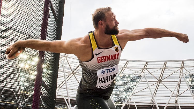 Robert Harting braucht nur einen Versuch zum Finaleinzug.