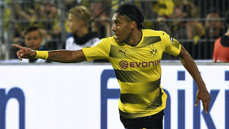 Froh, bei Dortmund bleiben zu können: Pierre-Emerick Aubameyang. Die Frage ist allerdings, wie lange noch.