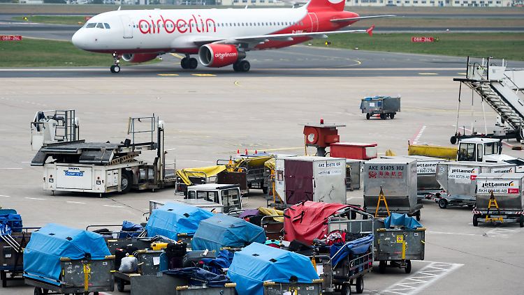 Fluggesellschaft in der Kritik: Bei Air Berlin häufen sich die Fälle von verlorenen Gepäckstücken.