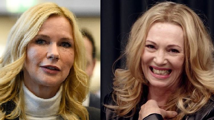 Sie sagt, es sei einfach eine Rolle mit blonder Perücke, doch Iris Berbens Kathrin Ferrante (r.) erinnert gewaltig an Veronica Ferres (l.).