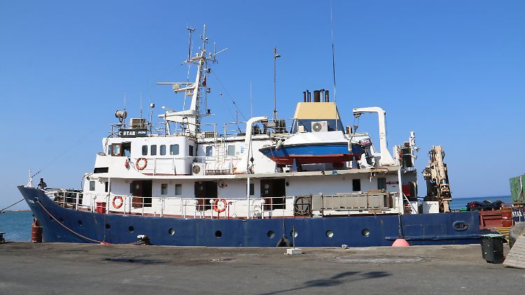 Die C-Star vergangene Woche im zypriotischen Famagusta.