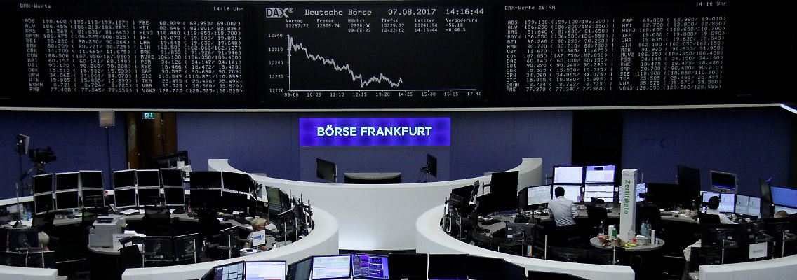 So sieht die Dax-Kurve zum Wochenstart aus.