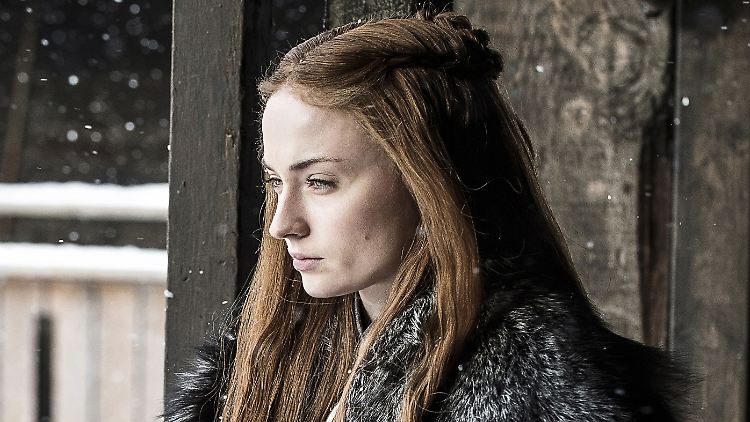 Sophie Turner als Sansa in der aktuellen siebten Staffel.