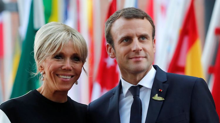 Arbeitete zuvor an einer prestigeträchtigen Privatschule: Brigitte Macron.