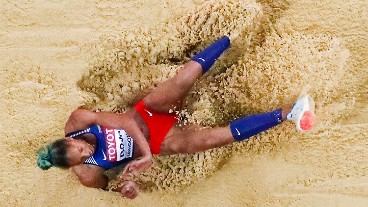Weltmeisterlicher Satz: Yulimar Rojas gewinnt in London Gold im Dreisprung.