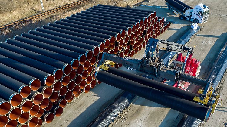 Durch die Ostsee-Pipeline Nord Stream 2 wird Erdgas von Russland nach Deutschland transportiert.