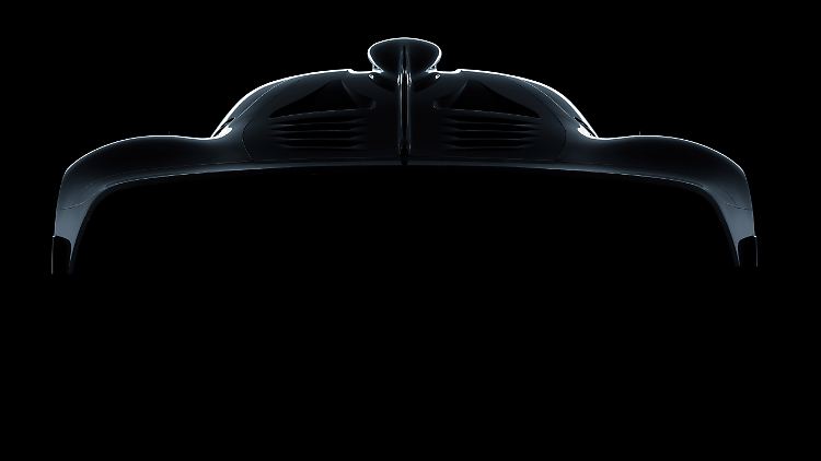Mehr als die Silhouette hat  AMG von seinem Project One bisher nicht gezeigt.