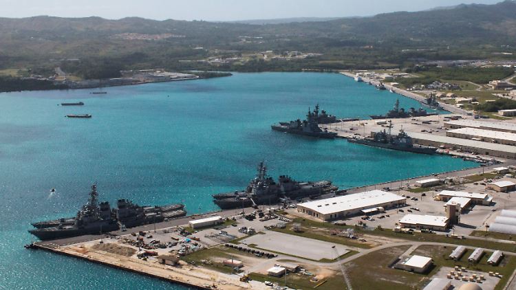 Auf Guam sind rund 6000 US-Soldaten stationiert.