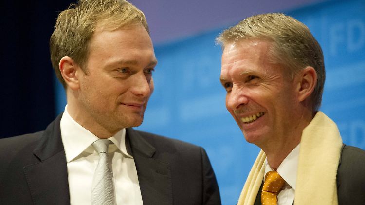 Ein Foto von 2012: Damals waren Lindner und Papke noch ein Gespann, heute nicht mehr.