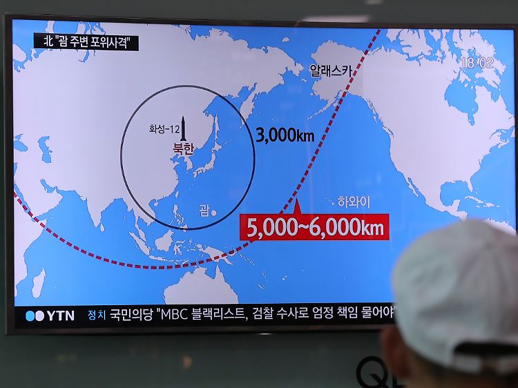 Sorge in Südkorea: Die Reichweite und Präzision der nordkoreanischen Raketen verbessert sich. Die Miniaturisierung atomarer Sprengköpfe kommt voran.