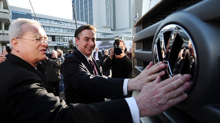 Ex-VW-Chef Martin Winterkorn und der ehemalige Ministerpräsident David McAllister.