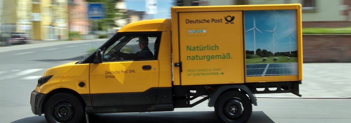 Vom Briefzentrum bis in die Innenstadt: Auf der Kurzstrecke kann die Post die Vorteile der Elektromobilität voll ausspielen.