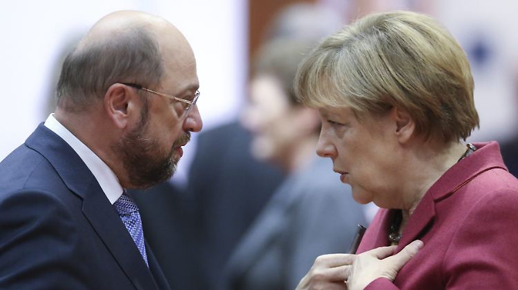 Angela Merkel scheint Gegenkandidat Martin Schulz nicht besonders ernst zu nehmen.