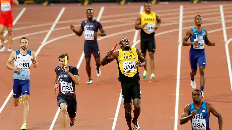 Nichts geht mehr: Usain Bolt gibt auf.
