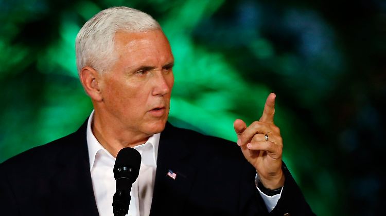 Zum Auftakt seiner Lateinamerikareise besuchte Pence Kolumbien.