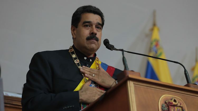 Anhänger feiern Maduro: Das gemeinsame Feindbild heißt USA.
