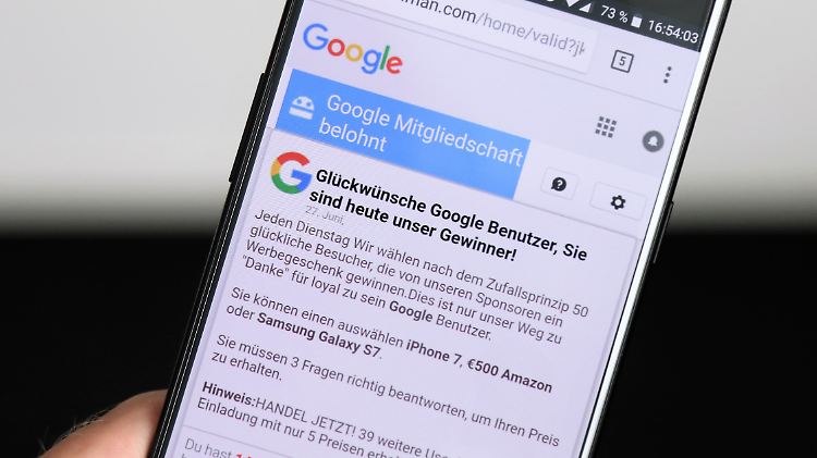Von wegen gewonnen: Diese Werbe-Pop-ups nerven einfach nur. 